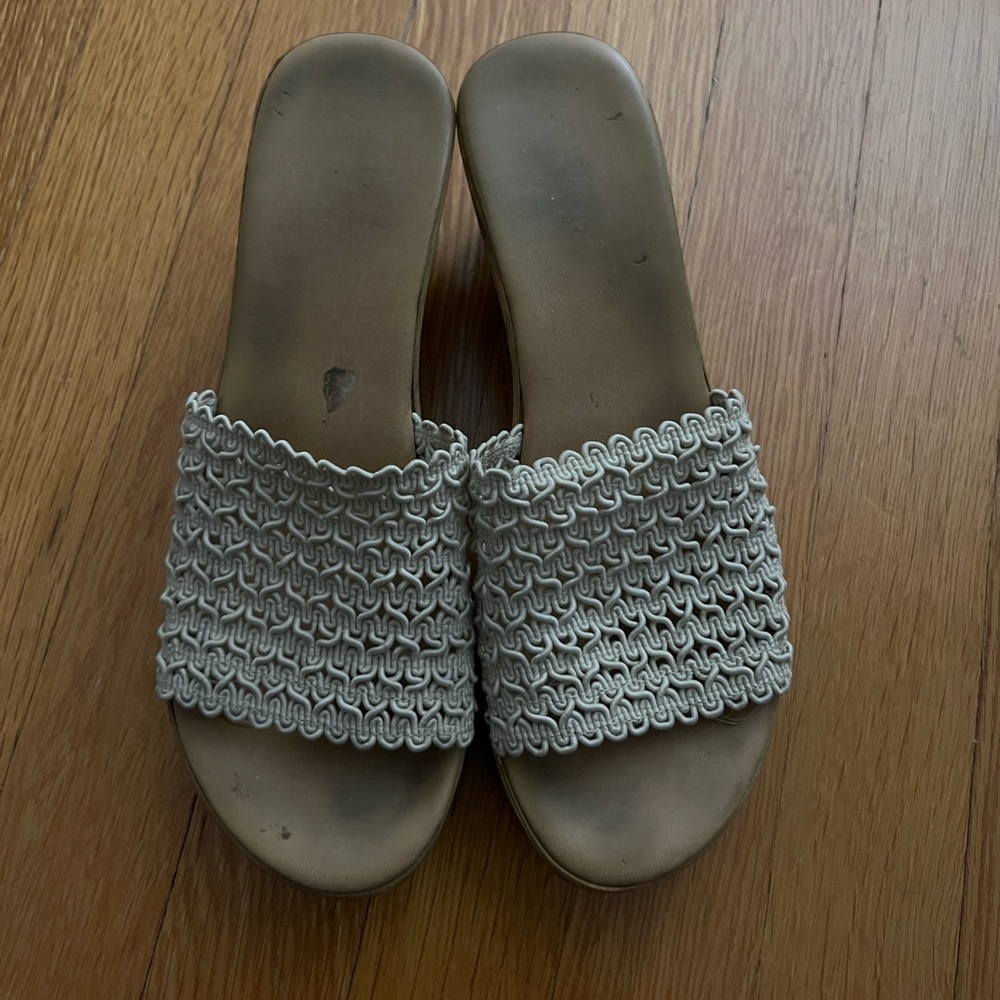 Wedge platform heels